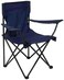 Portable Folding Chair with Arm Rest Cup Holder and Carrying and Storage Bag, Dark Blue