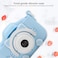 Byged Children's Camera, 12Mp Mini Cartoon Kitty Digital Camera Toy With Dual Camera For Kids Children (Brave Blue)