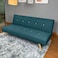 In House Aimar 2 In 1 Sofabed Velvet Upholstered - Dark Turquoise