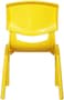 Rbwtoys Plastic Kids Chair, Durable And Lightweight, 40cm Height Seat, Indoor Or Outdoor Use For Boys Girls RW-17109, Yellow