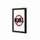 Lowha No Noobs Wall Art Wooden Frame Black Color 23X33cm