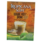 Buy Tropicana Slim Sugar-Free Drink Cappucino With Stevia 8 Sachets in UAE