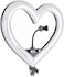The Mohrim Heart-Shaped 18-Inch Live Fill Light Photography Light USB Clip Dimmable Fill Streaming LED Ring Light For Tiktok