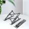 Laptop Stand Holder Alu Desktop Holder Notebook PC computer Stand for Mackbook(Black Color)
