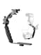 K6 - L-Shaped Camera Bracket With Stand Black