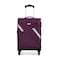 VIP Verona 4 Wheel Soft Casing Large Luggage Trolley 80cm Purple