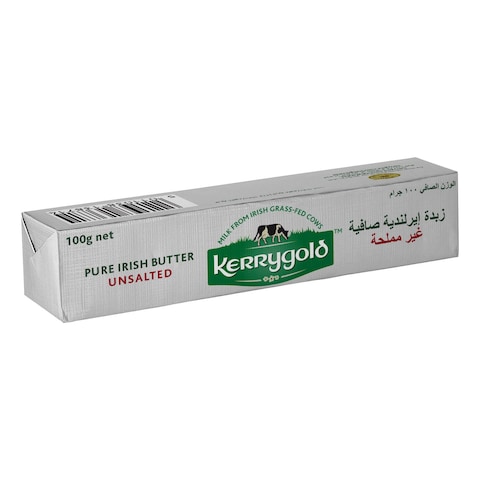كيريغولد زبدة إيرلندية نقية  غير مملحة، 100 غرام
