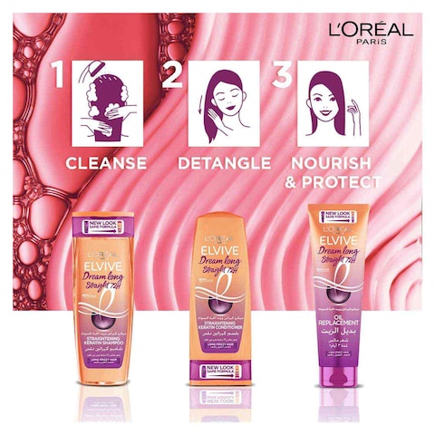 L&#39;Or&eacute;al Paris Elvive Shampoo - Dream Long Straight - 200ml