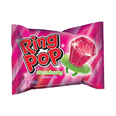 Ring Pop Hard Candy Blackurrant 10Gr