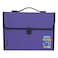 Maxi Expanding File with Handle A4 Size 13 Tab Purple