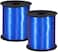 Party Time 2 Rolls 500 Yards Royal Blue Crimped Curling Balloon String Roll Balloon Ribbon for DIY Party Decoration Wedding, Baby Shower, Birthday Decoration, Gift Packaging - Party Supplies