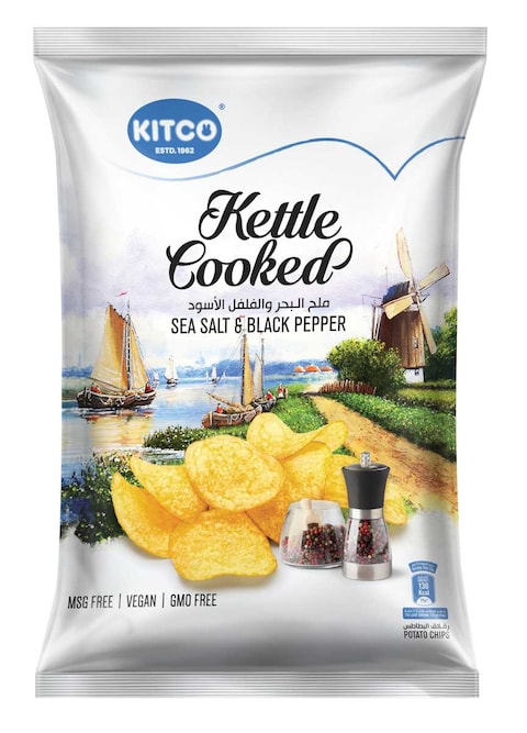 KITCO KETTLE COOKED CHIP PEPPER 40G