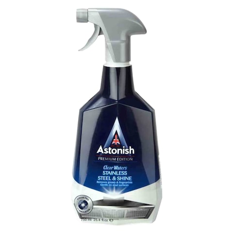 Astonish Premium Clear Water Stainless Steel Cleaner 750ml