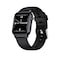 Generic-Black Smart Sports Band Smart Watch Fitness Activity Tracker Heart Rate Sleep Monitor Smartwatch BT 5.0 Bracelet 1.4-inch Touch Screen IP68 Waterproof Call Information Reminder Step Calorie Co