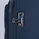 VIPTOUR Set of 4 Light Weight  Polyester Jacqard Trolley Luggage With Number Lock, Navy- 20, 24, 28, 32 Inches