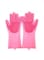 Generic - Waterproof Silicone Dishwashing Gloves Pink 34X13Centimeter