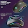 HXSJ A869 Type-c 7200dpi 6-modes Adjustable 7-keys Rgb Light Wired Game Mouse
