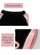 Mei Homecenter Girl's 2 Piece Outfit Long Sleeve Track Jacket and Pant Long Set, 16-17 Years, Black &amp; Pink