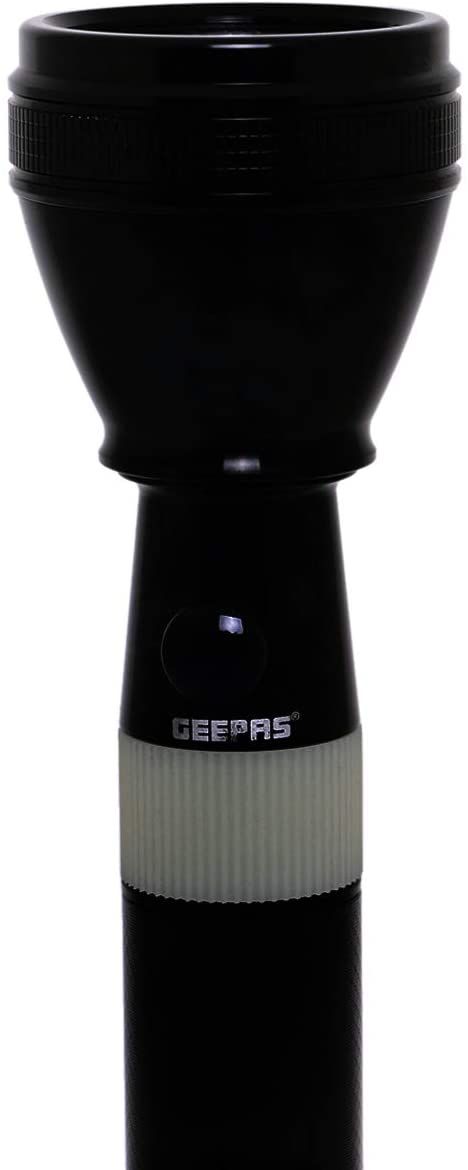 Geepas Gfl4657 Rechargeable Led Flashlight, Set Of 2