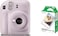 Fujifilm Instax Mini 12 Instant Camera - Lilac Purple + 1 Pack Film