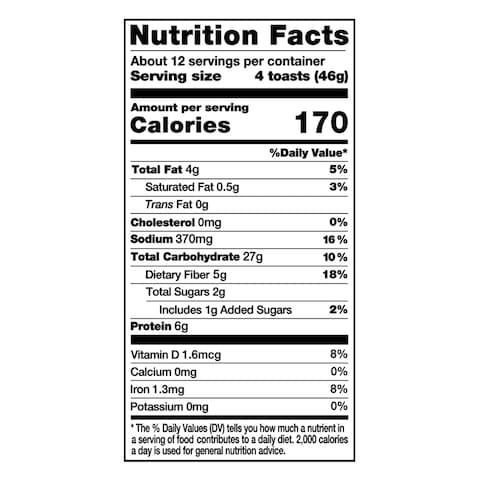 Valentina Multigrain Toast 365g