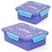Eazy Kids Lunch Box Set, Mermaid  - Purple