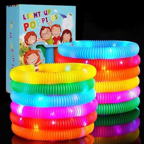MAGIC VAULT Party Favors For Kids Birthday Giveaways- 20Pcs Led Spinning Top Glow In The Dark Return Gifts For Birthday Party Kids Birthday Gift Bulk/Mini Toys Boys And Girls Party Favors For