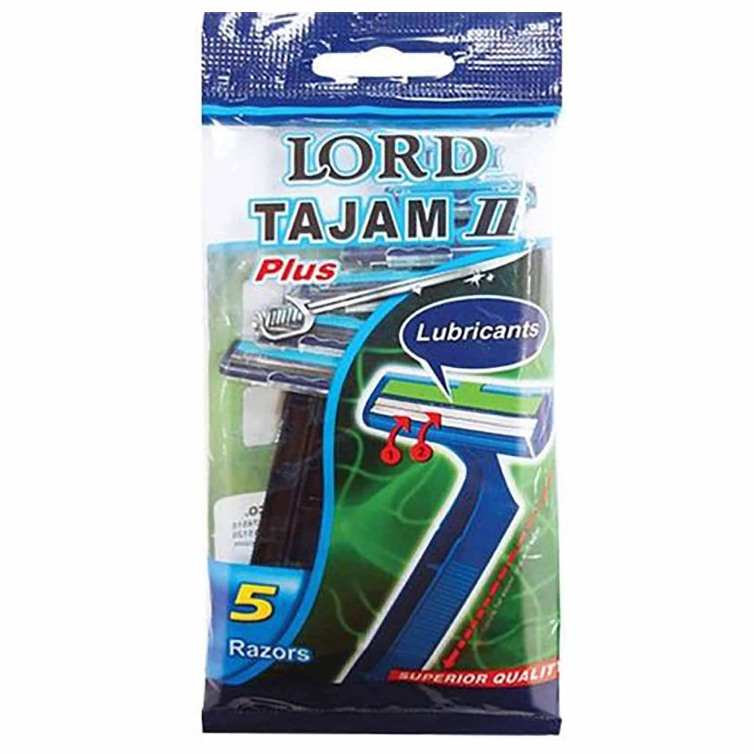 Buy Lord Tajam Shaving - 5 Pieces - 2 Pack Online | Carrefour Egypt