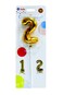 Italo Number 2 Cake Topper NAX-1702 Gold