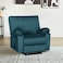 In House Velvet Classic Recliner Chair - Dark Turquoise - H1
