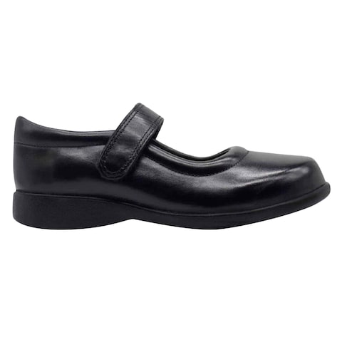 Zuri Studeez Leather School Shoes For Girls Size 30 Black
