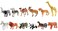 lavish 12pcs/set Mini Animal World Zoo Model Figure Action Toy Set Cartoon Simulation Animal Lovely Plastics Collection Toy For Kids Random Selection