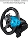 Logitech G920 Driving Force Racing Wheel And Floor Pedals, Real Force Feedback, Stainless Steel Paddle Shifters, Leather Steering Wheel Cover For Xbox Series X, S, Xbox One, Pc, Mac - Black