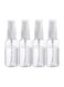 Generic 4-Piece Transparent Spray Bottle Multicolour 30ml