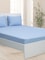 Deyarco Princess Fitted Sheet 2pc-Fabric: Cotton Poly Easy Iron - Color: Lt. Blue -Size: Single 120x200+25cm + 1pc Pillowcase 50x75 cm