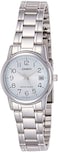 Casio - Womens Quartz Watch, Analog Display And Stainless Steel Strap LTP-V002D-2BUDF