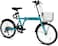 ITG Mogoo Icon 6 Speed Folding Bike With Lock And Head Light 20 Inch, Green