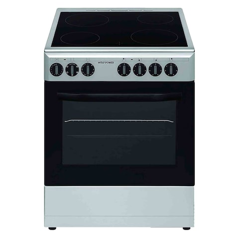 Wolf Ceramic Cooker WCR6060CERMF Silver/Black 60x60cm