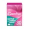 Carefree Unscented Pantyliners With Cotton Extract White 30 Liners