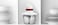 Bosch MMRP1000 Electric Food Chopper 0.8L 400W, Red Transparent White