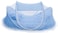 Other Newborn Baby Children&#39;S Bed With Pillow Mat Portable Folding Cot With Mosquito Net Point Blue
