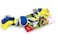 Vadigran Cotton rope 2 knots + tennisball blue-yellow 20cm