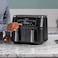 Ninja Foodi Dual Zone Air Fryer 2 Drawers, 6 Cooking Functions, 7.6L, Black