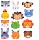 Sinceroduct 24 Pcs 5D Diy Kids Animal Diamond Painting Stickers Beginner Kits, Digital Paint