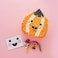 Pickles The Pumpkin Pi&ntilde;ata With Face Sticker Sheet 1 Pack