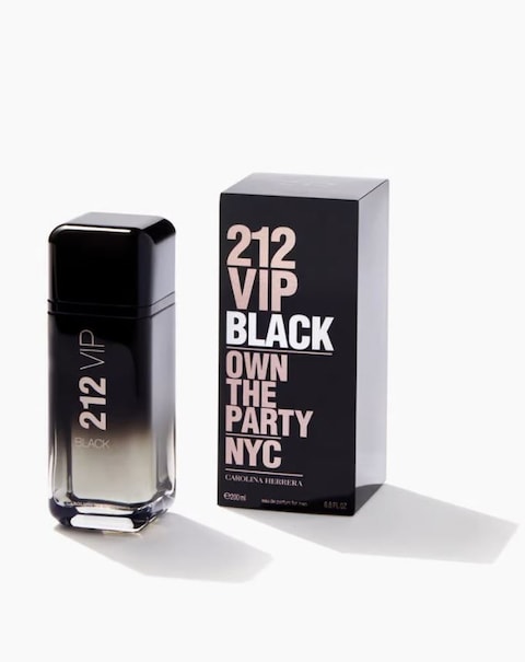 Carolina Herrera 212 VIP Black EDP For Men - 200ml