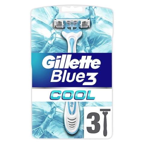 Gillette Blue Cool Disposable Razors - Pack of 3