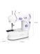 Generic Mini Portable Handheld Sewing Machine White/Purple H32324Uk White/Purple