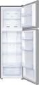 TCL 324 Liters Double Door Top Mount Refrigerator, Total No Frost Fridge &amp; Freezer With Powerful Interior LED Light And Large Crisper Drawer With Humidity Control, Inox, P324TMN