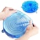 Generic 6Pcs/ Set Reusable Universal Silicone Saran Wrap Cover Lids Food Bowl Pot Stretch Kitchen Vacuum Seal Bowls